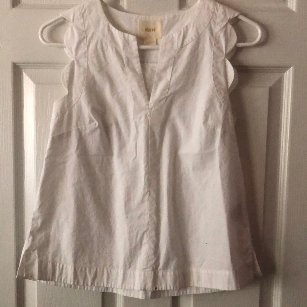 Anthropologie scalloped top size 0